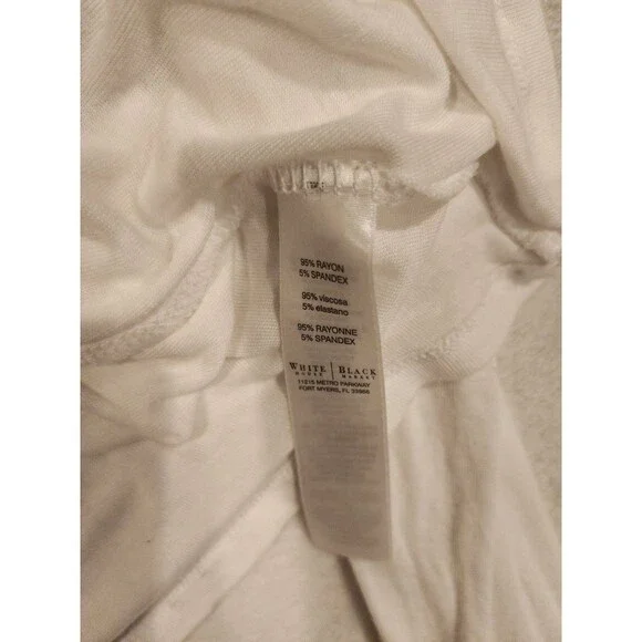 White House Black Market Shirt Womens Long Sleeve Lightweight Stretch Rayon - Picture 3 of 6